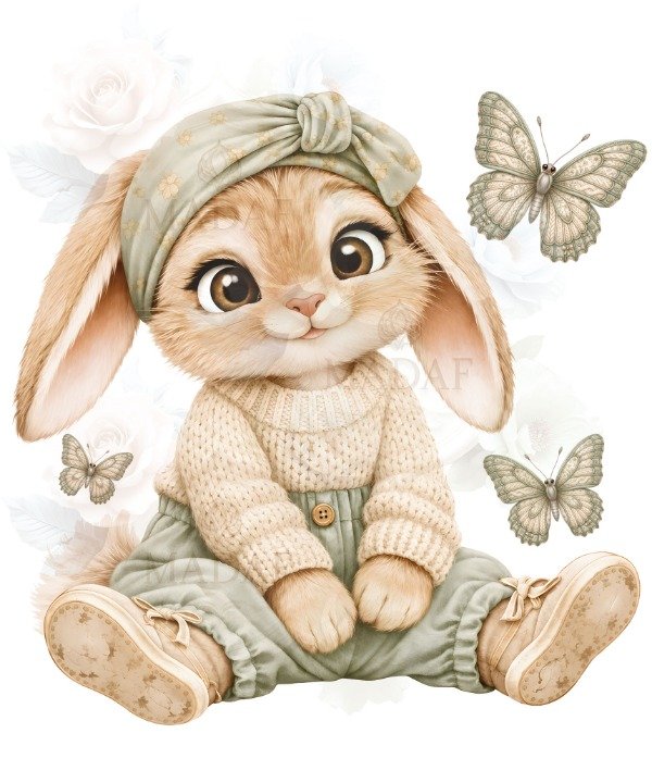 Producto - TRANSFER COLOR XL "CONEJITO 03"