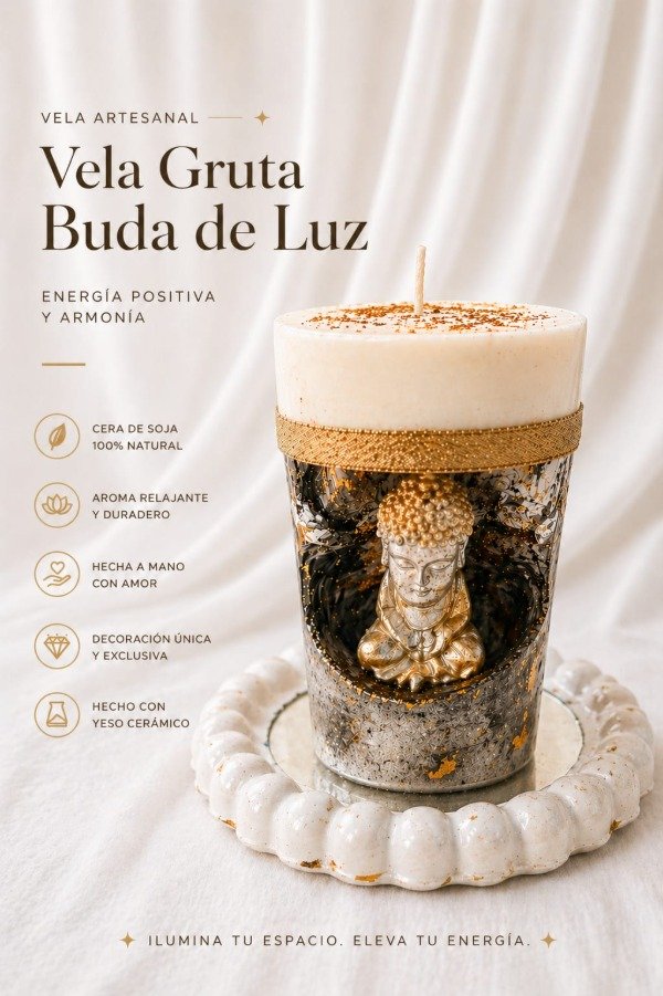 Producto - Vela gruta buda de luz