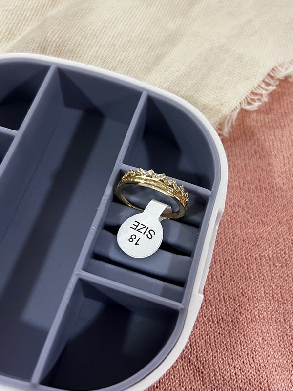 Producto - anillo doble cristales