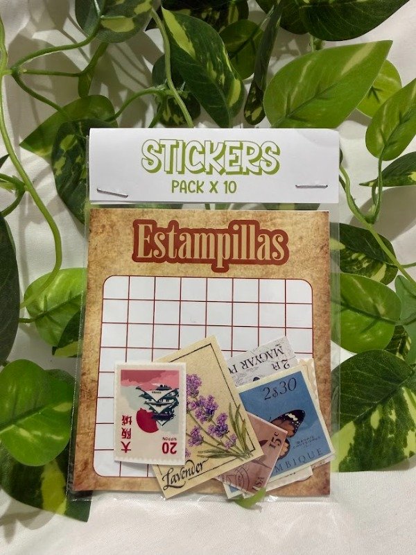Producto - Pack X 10 Stickers - Estampillas