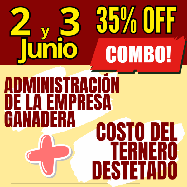Producto - COMBO 2 CURSOS: Administración Ganadera + Costo del Ternero