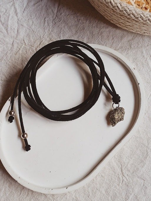 Producto - Choker piedra pirita