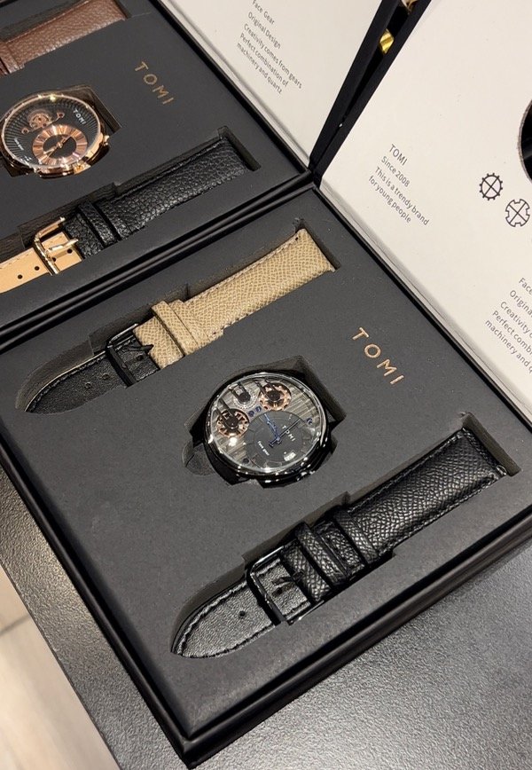 Producto - Reloj Tomi Luxury Black Brown