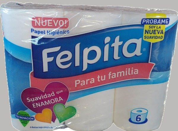 Producto - PAPEL HIEGIENICO FELPITA 6X40
