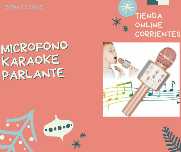 Producto - MICROFONO KARAOKE PARLANTE