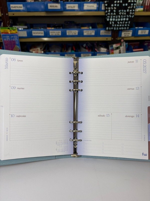 Producto - Agenda Semanal Rep. Cambiable - Timeless Clasica - "Mundo FW" - 1