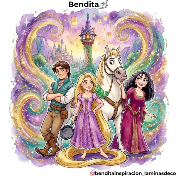 Producto - Bendita Plancha Rapunzel