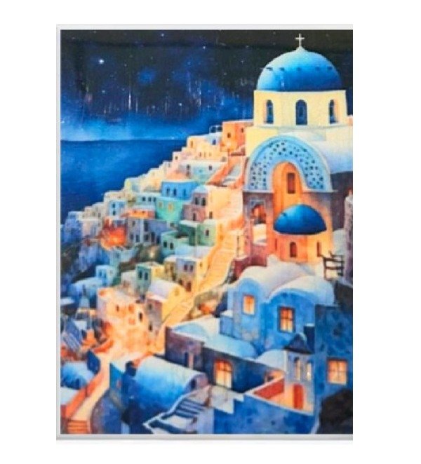 Producto - Kit diamantes Santorini 30 x 40 cm