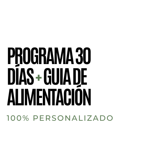 Producto - Programa 30 días PERSONALIZADO