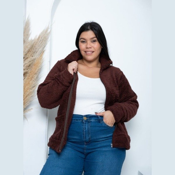Producto - LINEA TALLES ESPECIALES Campera de corderito