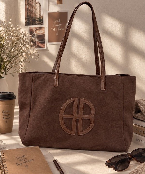 Producto - CARTERA GAMUZA - MARRÓN