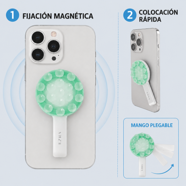Producto - Soporte  Magnetico de Silocona Ventosa Con Giro de 360 HL138. - 3