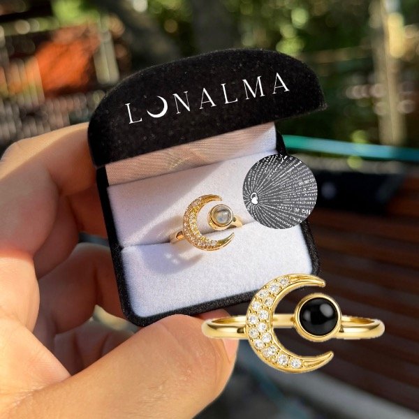 Producto - Anillo: Moon Te amo en 100 idiomas