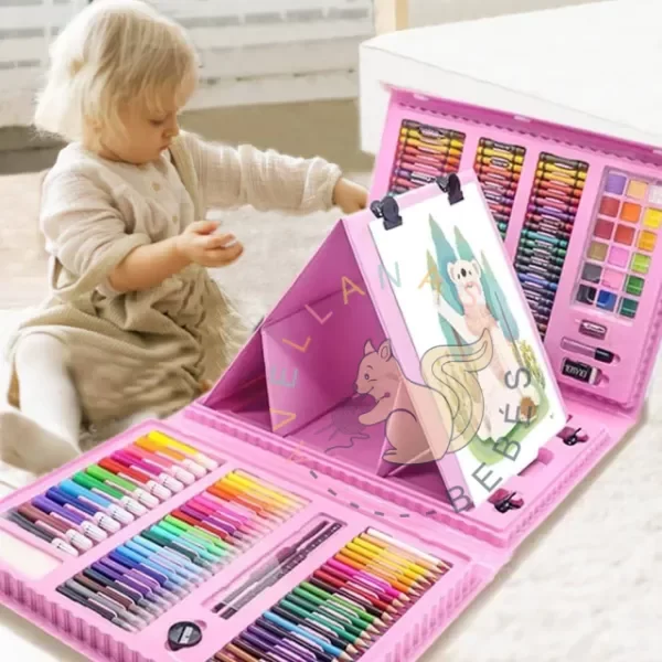 Producto - MALETIN DE ARTE CON ATRIL (208 piezas) Diseño Nena