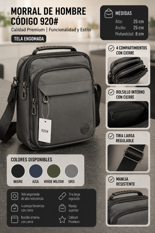 Producto - Morral de hombre - 3