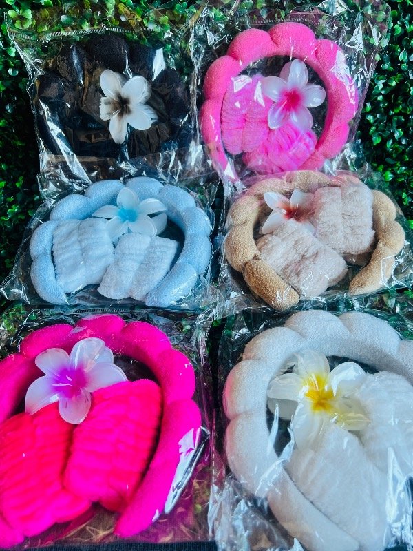 Producto - Set de vincha+muñequeras+broche