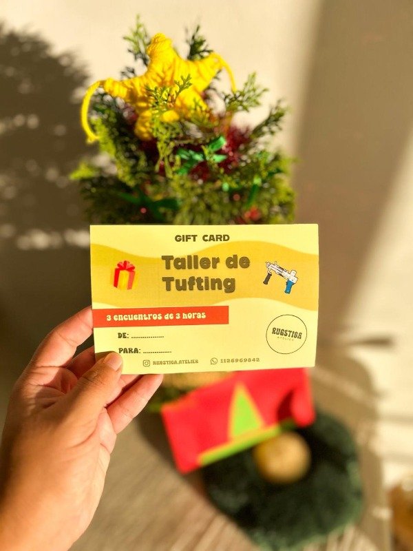 Producto - GIFT CARD: Taller de Tufting