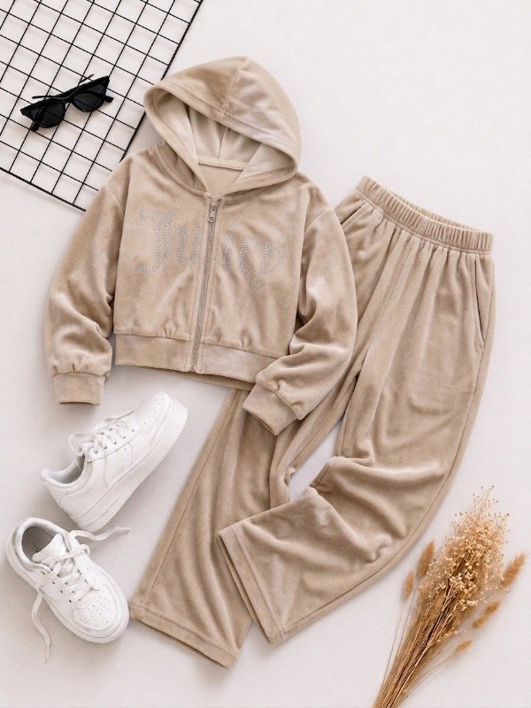 Producto - CONJUNTO JUICY BEIGE (CAMPERA + PALAZO)