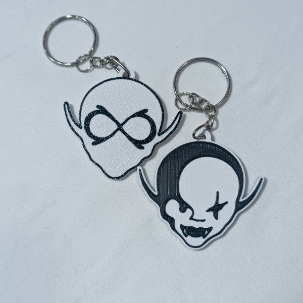 Producto - Llavero doble Los Piojos - Azul