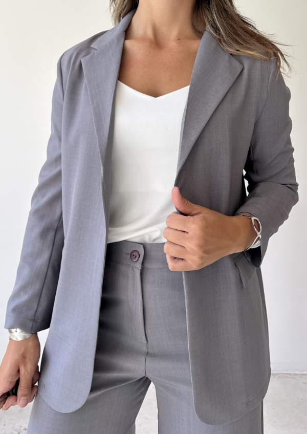Producto - Blazer UCO - Gris claro Melange