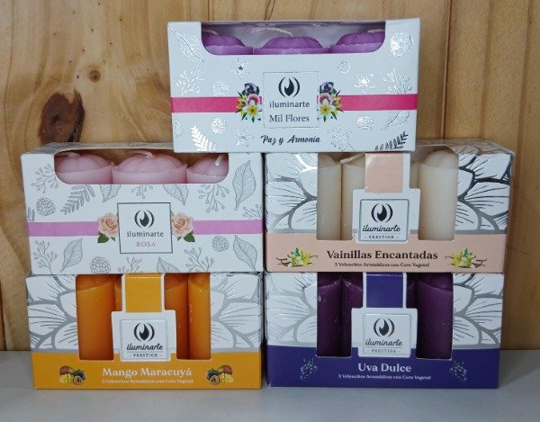 Producto - Velones x3u.