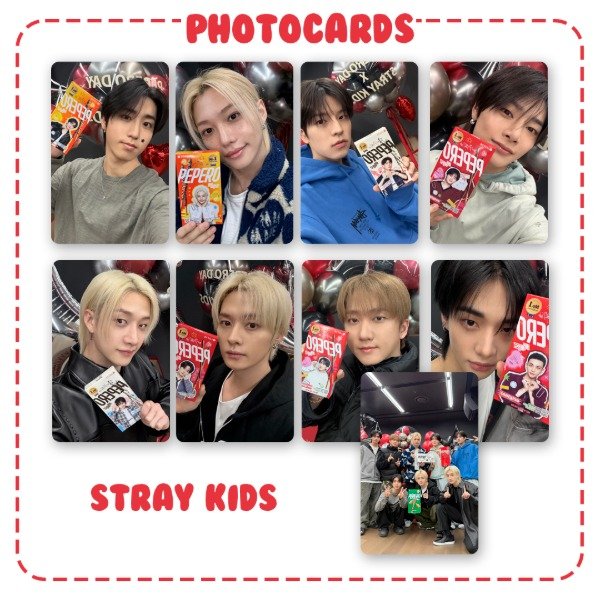Producto - STRAY KIDS x PEPERO PHOTOCARDS