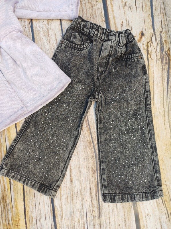 Producto - Jean Negro con Brillo