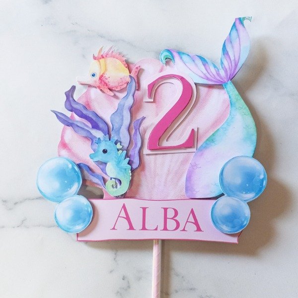 Producto - Cake Topper 3D - 3