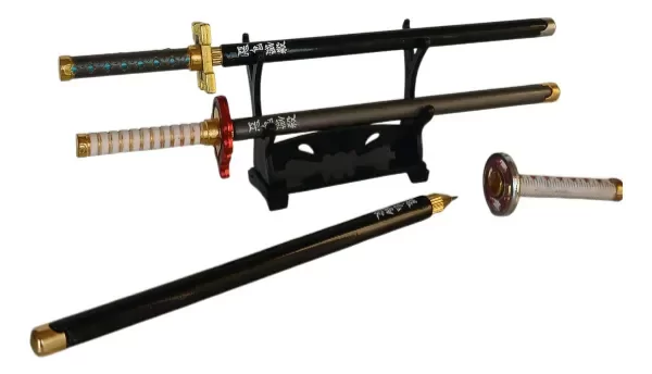 Producto - Lapicera Katana Demon Slayer C/ Soporte Importada varios Personajes