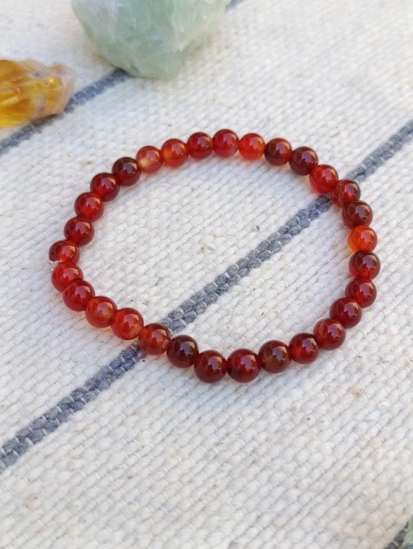 Producto - PULSERA CORNALINA 6MM