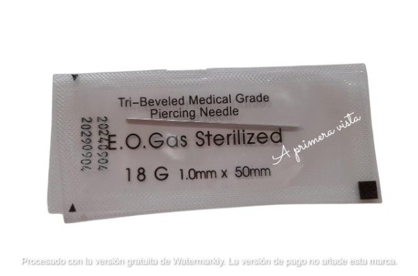 Producto - Aguja para piercing nariz y varios OFERTA