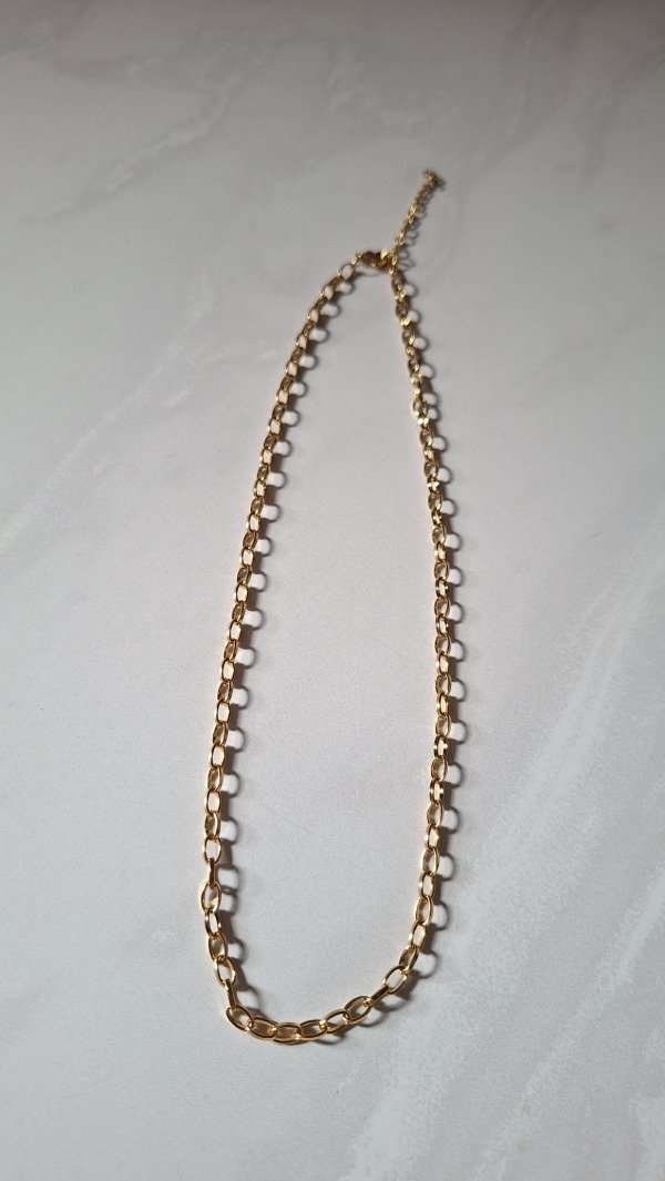 Producto - Cadena de acero dorado Rafaela