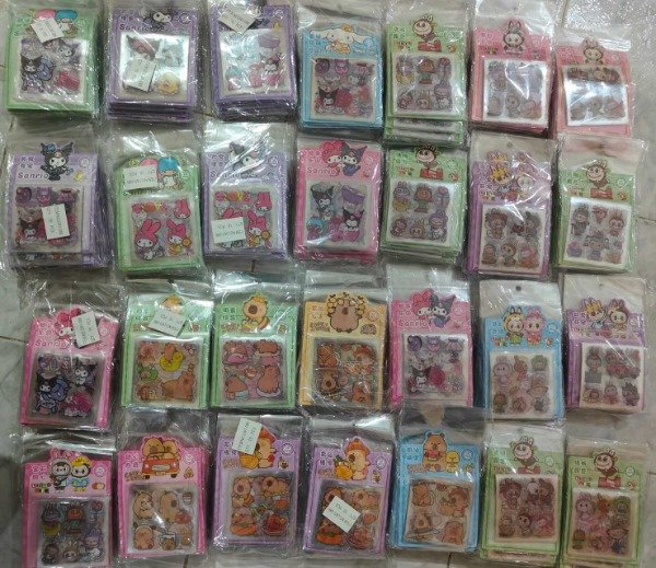 Producto - LW1-0086 STICKER  CYD-EVA CONTIENE 25 PLANCHITAS SURTIDO