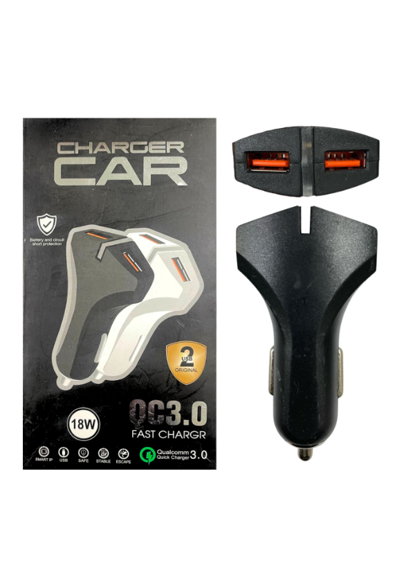 Producto - cabezal de auto 2usb 18w