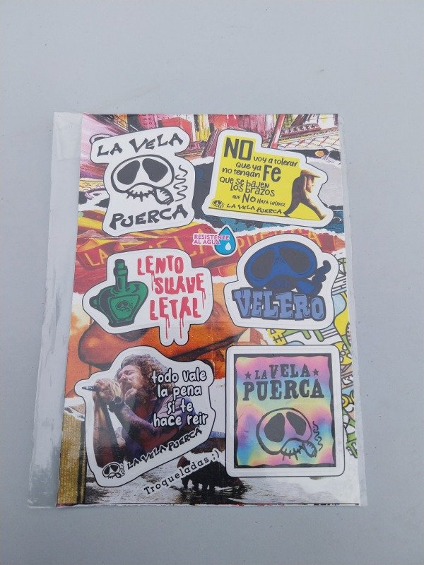 Producto - Plancha de stickers Bandad Nacionales II