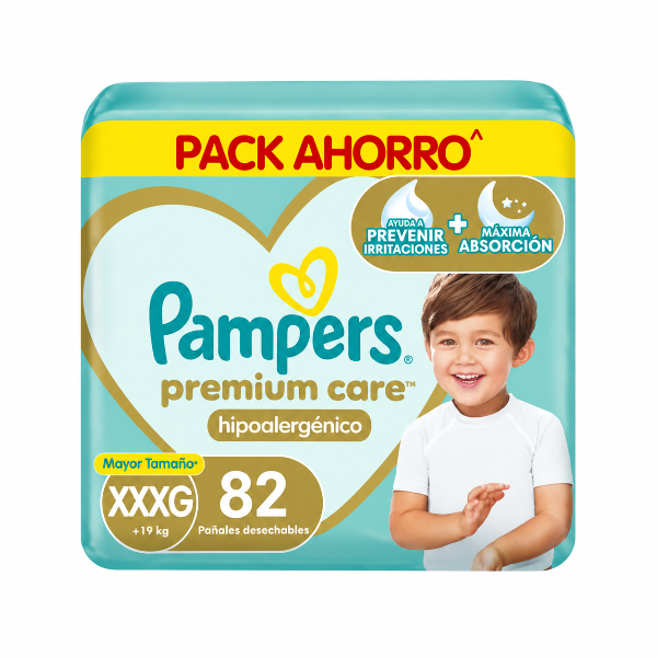 Producto - Pañales Pampers Deluxe Protección XXXG 82u.
