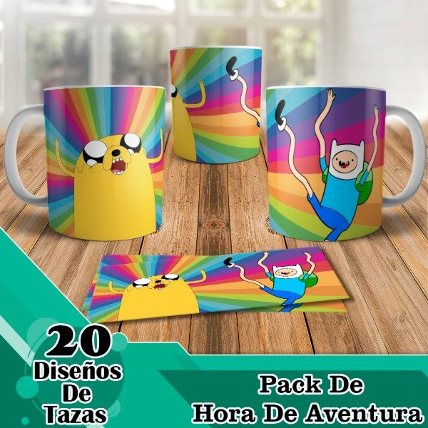 Producto - Diseños Digitales / Plantillas Para Tazas De Hora De Aventura