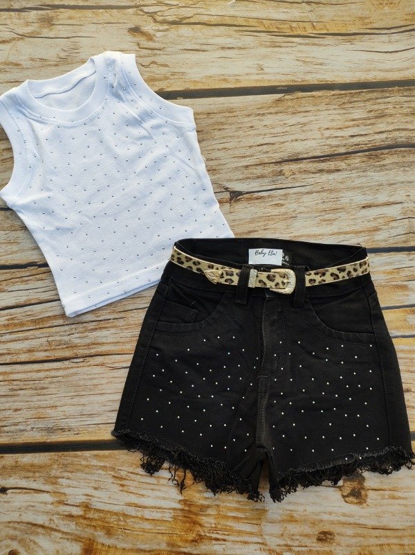 Producto - Short Con Brillos Linea Kids