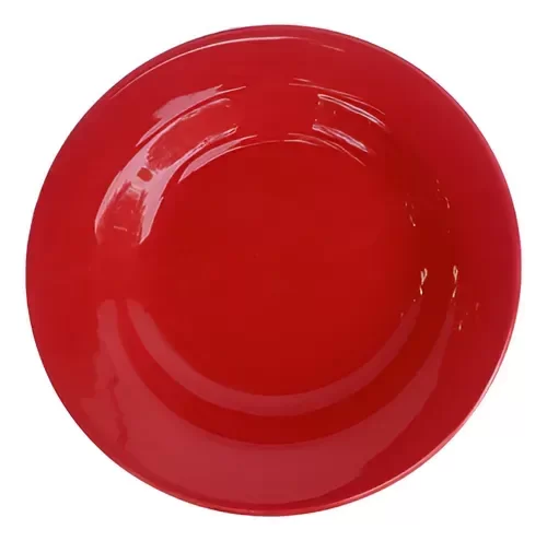 Producto - PLATO HONDO ROJO DONNA OXFORD