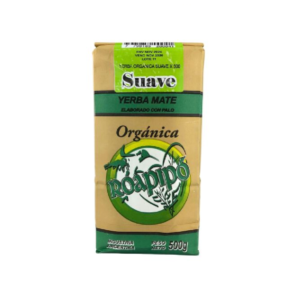 Producto - Yerba mate orgánica 500 gr. Roapipó.