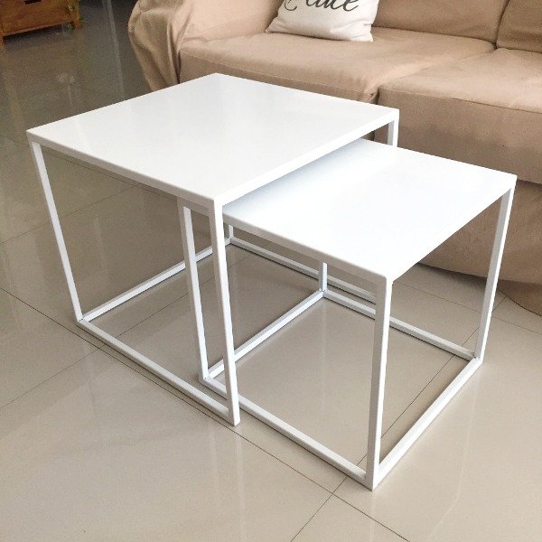 Producto - Set de mesas Colin White nido