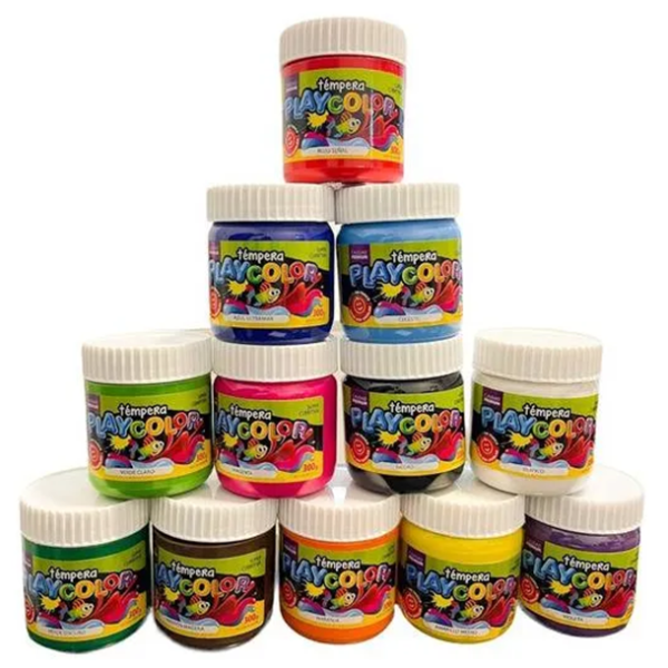 Producto - Playcolor - Témpera Tradicional - Pote