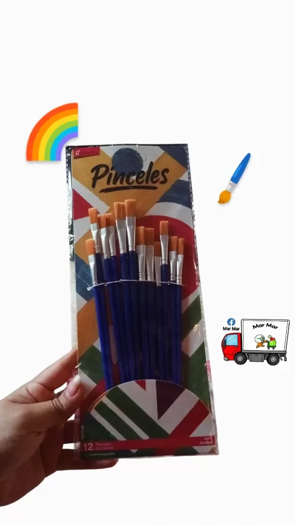 Producto - Pinceles katana x12 (mayor)