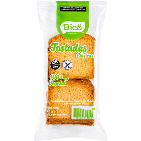 Producto - TOSTADITAS BIO SIN TACC 65gr