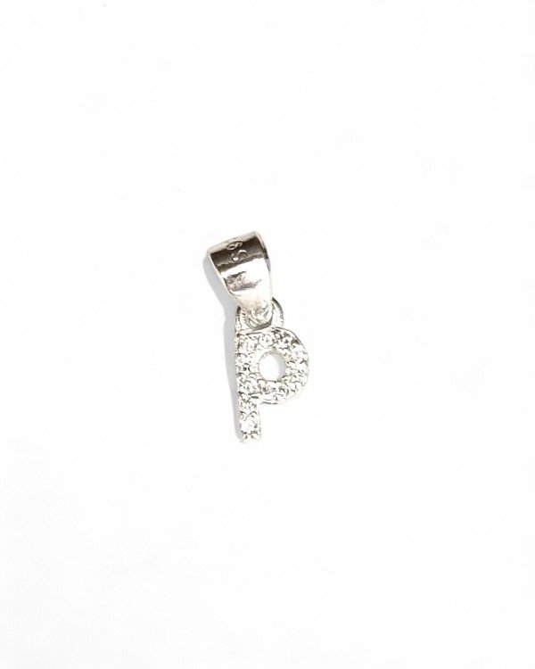 Producto - DIJE "P" SHINY PLATA 925