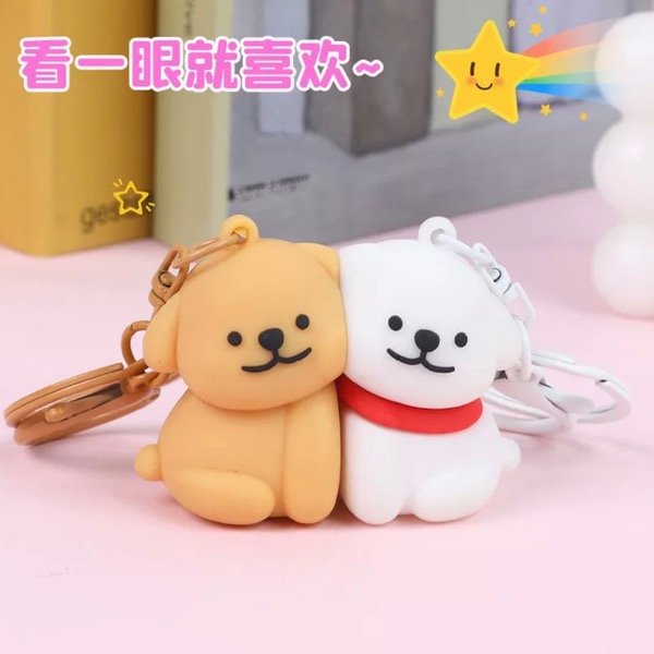 Producto - Llavero Dúo Perritos Maltese
