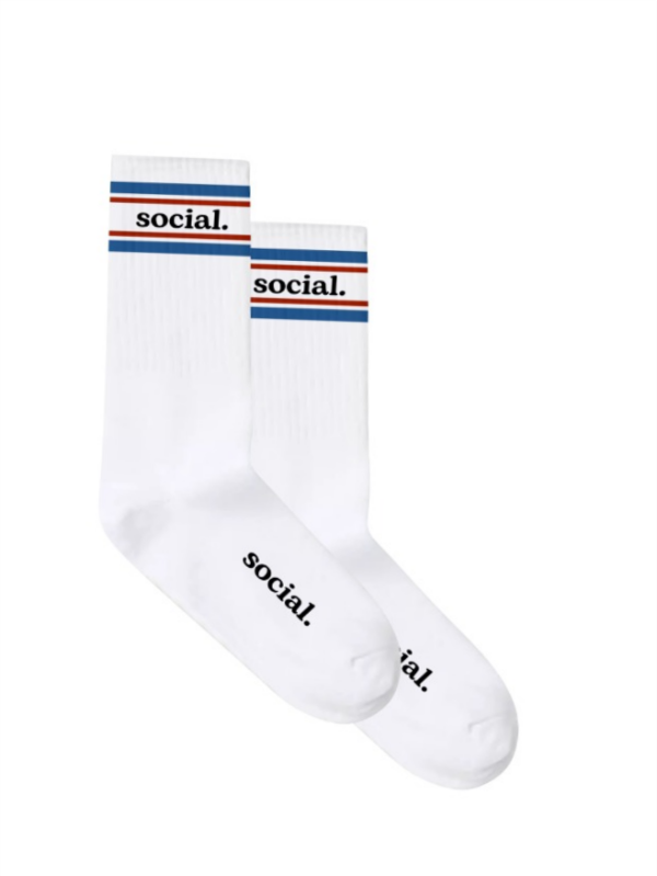 Producto - Medias Estero / Azul-Rojo