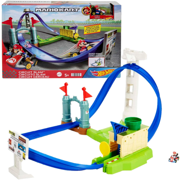 Producto - Hot Wheels Mattel Mario Kart Lite Circuit Playset