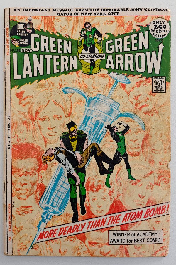 Producto - Green Lantern #86 (1971) - Segunda parte del Icónico arco contra las drogas
