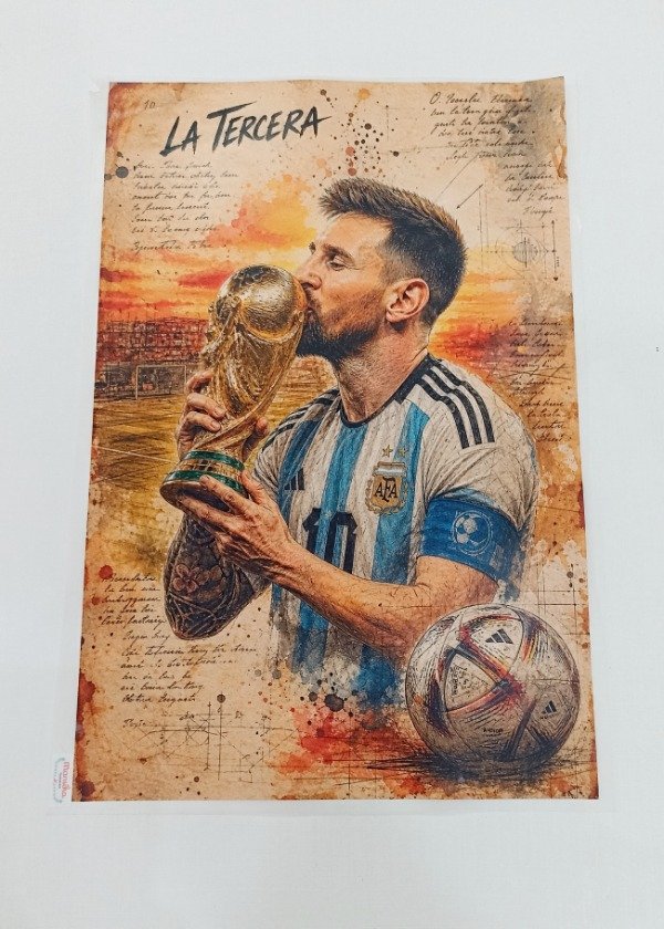 Producto - Transfer Termotransferible ARG MESSI
